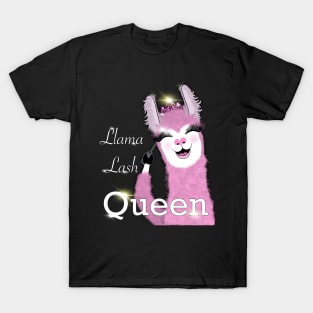 Llama queen, llama lash queen T-Shirt